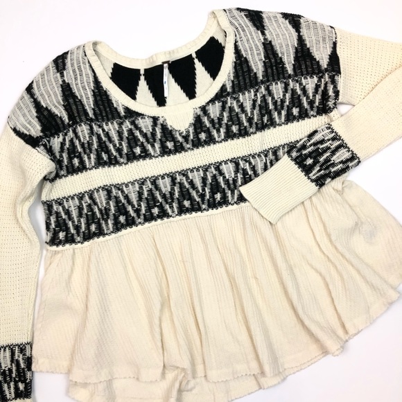 Free People Sweaters - Super Cute Oversized Free People Sweater Sz L